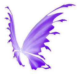 Pastel fairy wings top