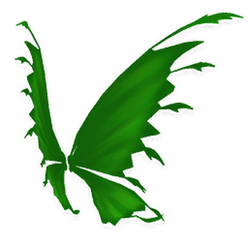 Green 2024 fairy wings