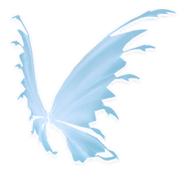 Blue store fairy wings