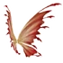 Gold and Red Fairy Wings