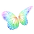 Rainbow Butterfly Wings (Light)