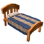Light Wood Single Bed