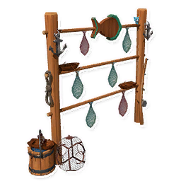 Fish Drying Rack, Garden Paws Wiki