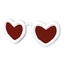 White Heart-Shaped Glasses