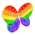 Rainbow Swirl Wings
