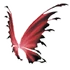 Black Red Fairy Wings