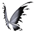 Black White Fairy Wings (34 KB) Black White Fairy Wings