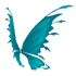 Cyan Fairy Wings