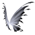 White Black Fairy Wings