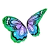 Pastel Blue Butterfly Wings