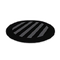 Modern Black Round Carpet.png