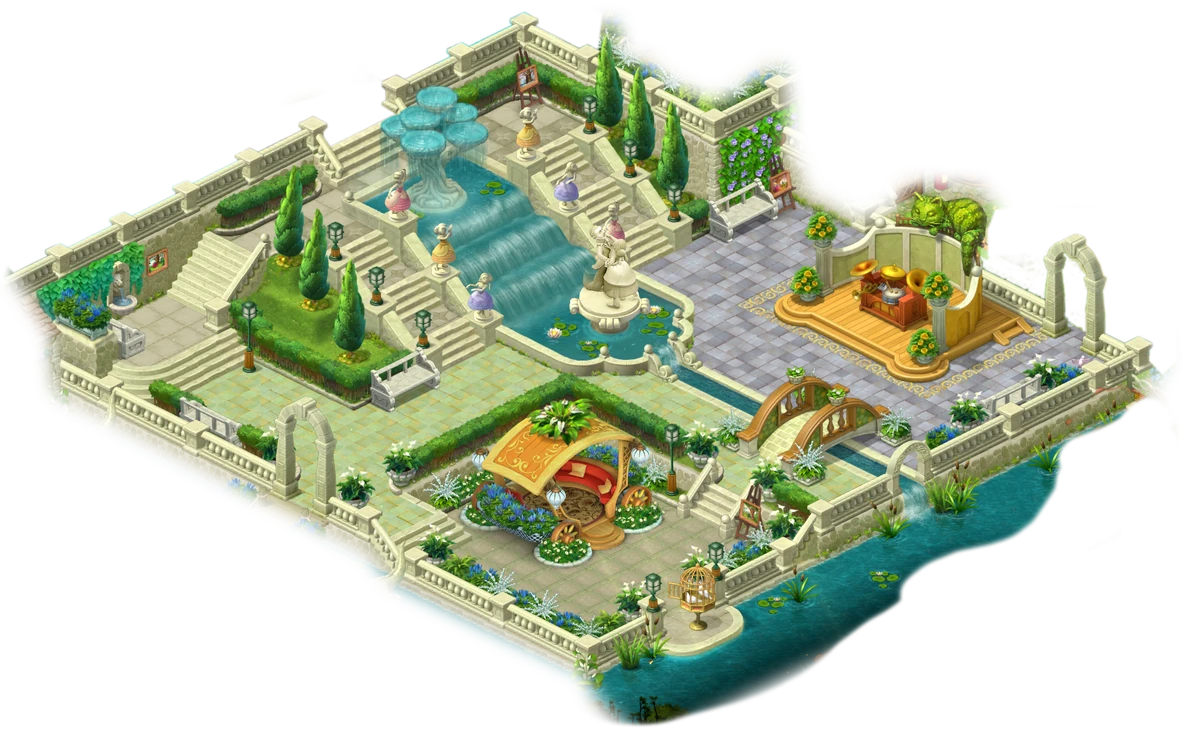 Cascades Garden Gardenscapes Wiki Fandom