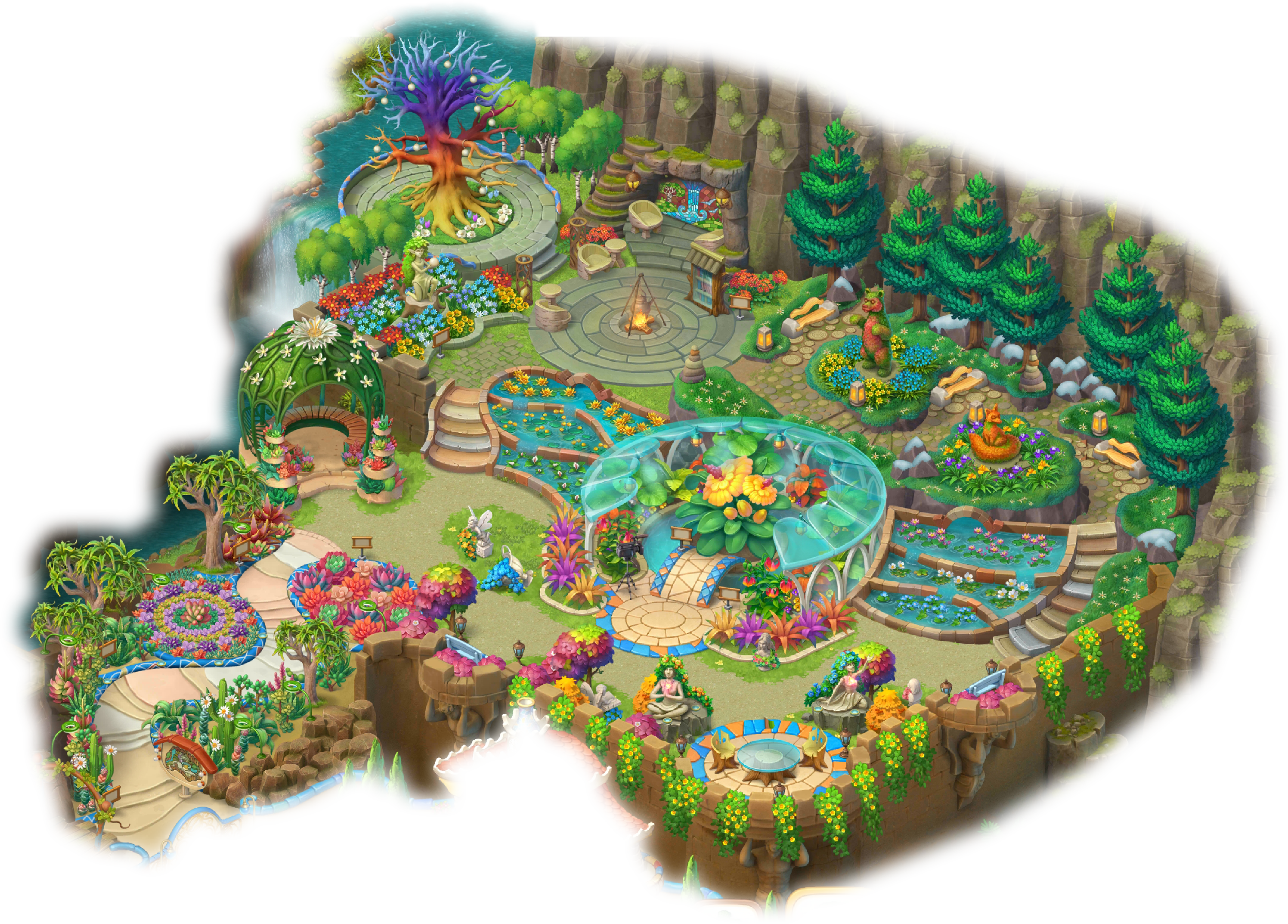 gardenscapes full map 2022
