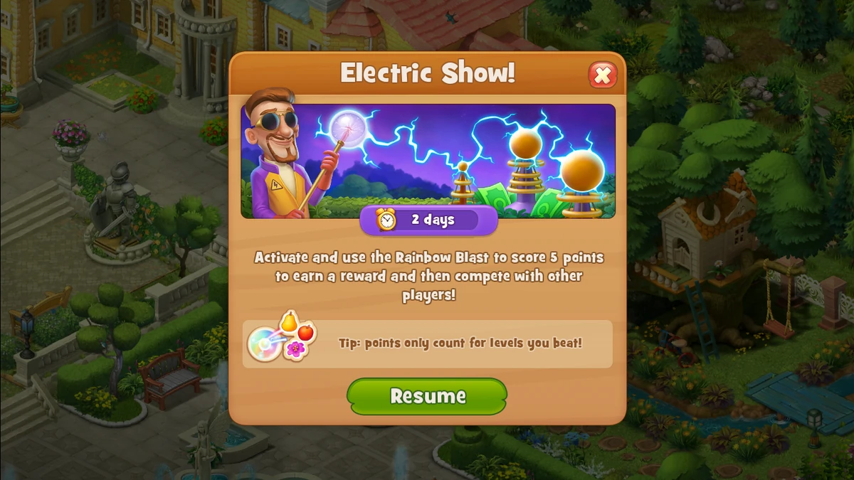 Electric Show Gardenscapes Wiki Fandom