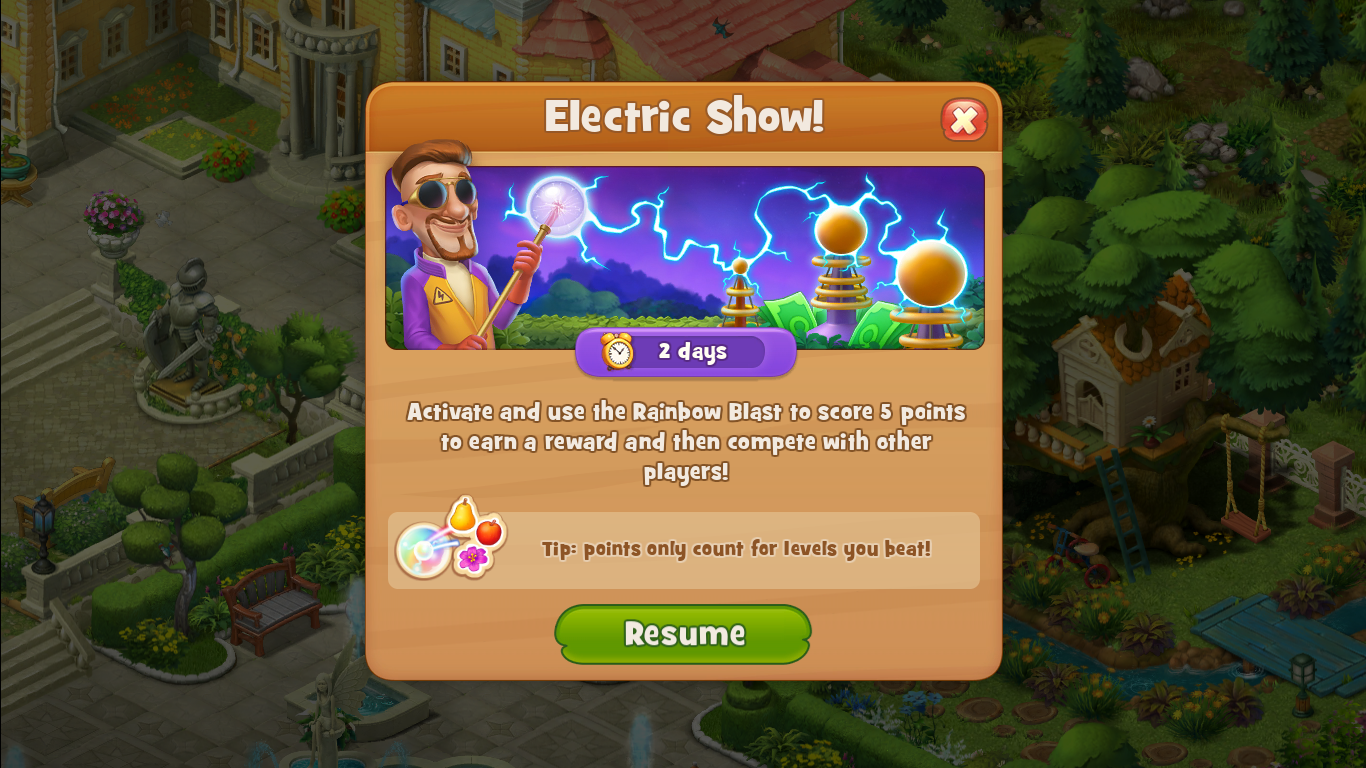 Electric Show | Gardenscapes Wiki | Fandom