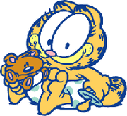 Garfield kitten and pooky