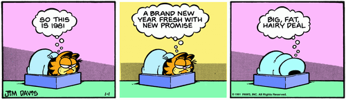 January 1 | Garfield Comic Strips Wiki | Fandom