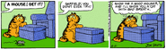 Garfield's first interaction with mice.