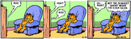 Garfield's first time watching spooky Halloween movies