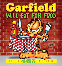 garfield eating