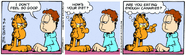 3/6/2009 Garfield questions Jon's lack of canary diet.