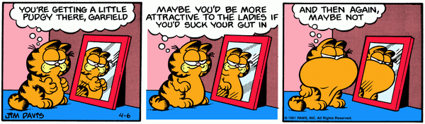 navis  ガーフィールド とオーディー　1981年 Garfield : His Nine Lives by Jim Davis (1984, Hardcover) for
