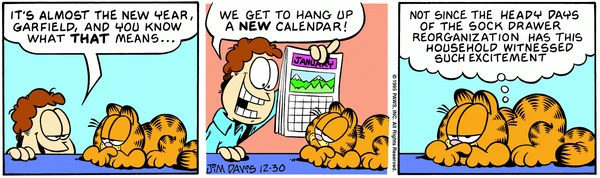 Garfield December 1995 Comic Strips Garfield Wiki Fandom