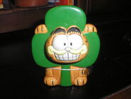 Garfield ready for St. Patrick's Day.