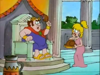 Emperor's palace servant.