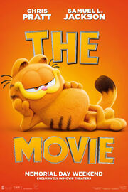 The Garfield Movie Memorial Day Poster