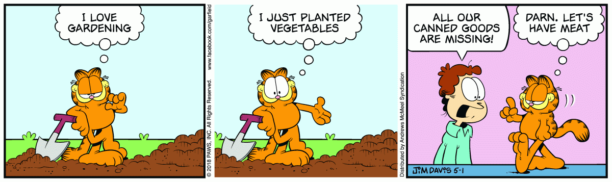 Garfield May 2018 Comic Strips Garfield Wiki Fandom