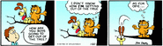 Shoving Odie off
