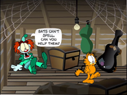 Binky telling Garfield to help the bats.