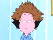 Hair Dryer: Jon's hair is blown in three different directions due to his hair-dryer wielding pets.