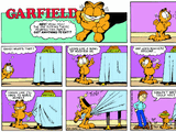 Garfield, April 1990 comic strips