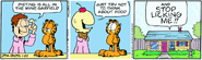 In the mind... and Garfield's mind is gone.
