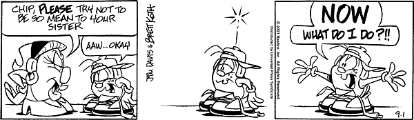 Mr. Potato Head, September 2001 comic strips | Garfield Wiki