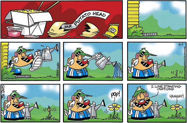 Mr. Potato Head, June 2003 comic strips | Garfield Wiki | Fandom