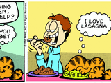 Garfield, August 1990 comic strips