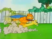 Caped Avenger: The Caped Avenger and his loyal steed break the sound barrier