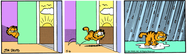 Garfield, May 1981 comic strips | Garfield Wiki | Fandom