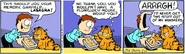 During an amnesia storyline, Garfield asks for a mouse