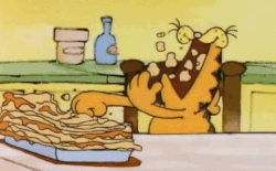 images Garfield Eating Lasagna Drawing lasagna food garfield wiki fandom