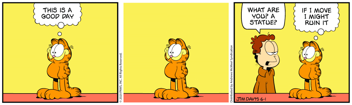 garfield comics birthday