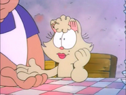 "... Would I ever be Mrs. Garfield Cat ?"