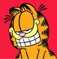 Garfield smiling