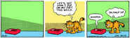 End a "Diet Week" with Garfield scaring a scale.