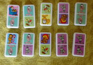 The same dice from rear view.