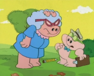 Aloysius' mother, Mrs. Pig