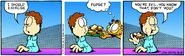 Garfield fudges things up.